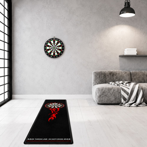 Dart mat with - oche, non